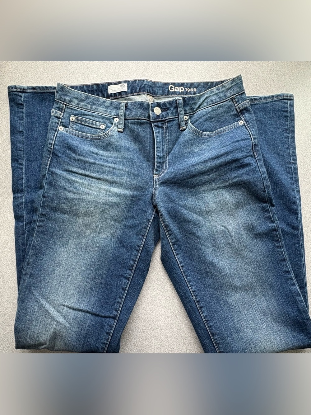 Gap Women's 1969 Mid Rise Blue Jeans